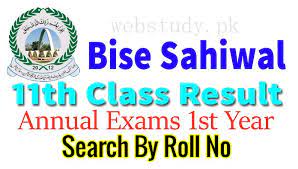 BISE Sahiwal Board 11th Class Result 2022