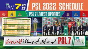 PSL Schedule 2022 and timing
