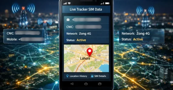 Live Tracker SIM Data Pakistan Online Detail 2026