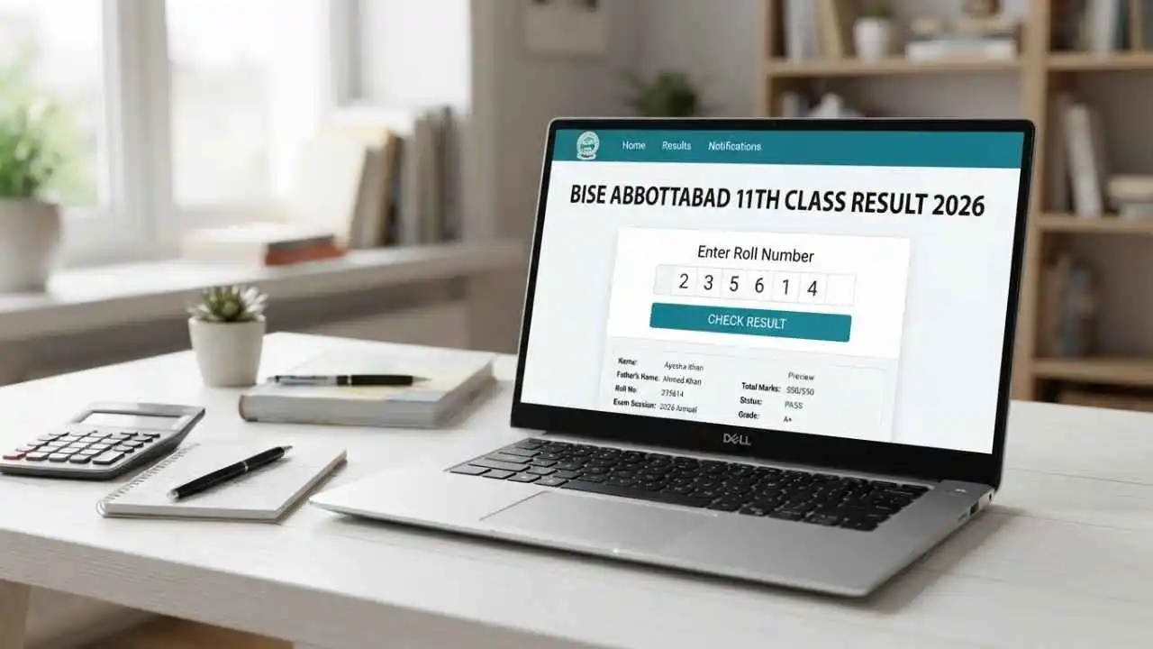 BISE Abbottabad 11th Class Result 2026 – Check 1st Year HSSC Part 1 Marksheet Online