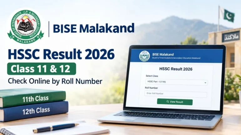 BISE Malakand HSSC Result 2026 for Class 11 and 12 result