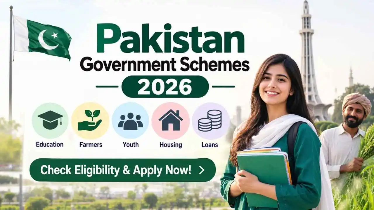 Pakistan Government Schemes 2026 – latest government programs for students, farmers, youth and low-income families