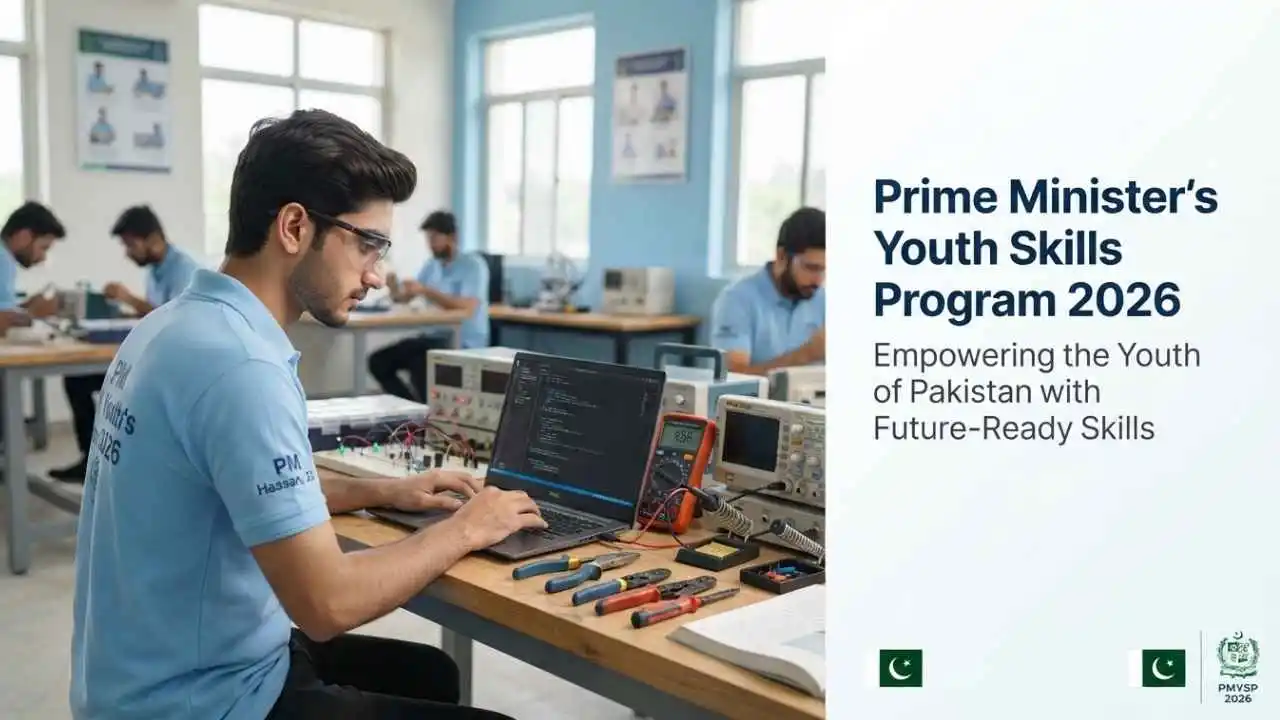 Prime Minister’s Youth Skills Program 2026 free skills training and NAVTTC courses in Pakistan
