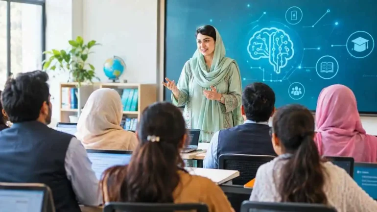Punjab teachers receiving artificial intelligence training under the new AI curriculum initiative.