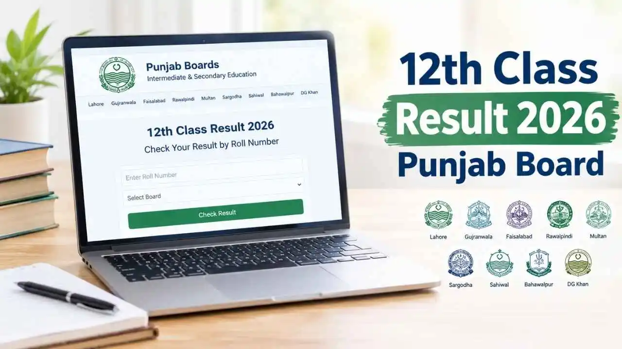 12th Class Result 2026 Punjab Board online result check by roll number