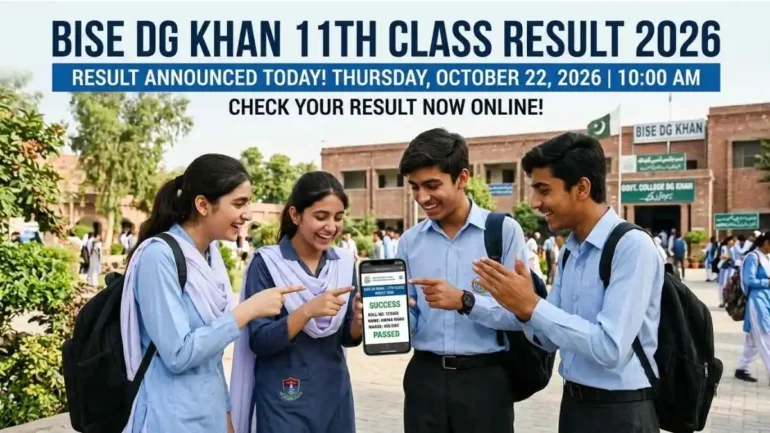 BISE DG Khan Board 11th Class Result 2026 Check by Roll Number, Name and SMS