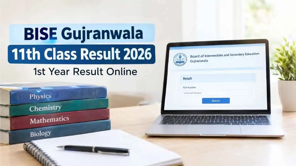 BISE Gujranwala Board 11th Class Result 2026 – 1st Year Result Online